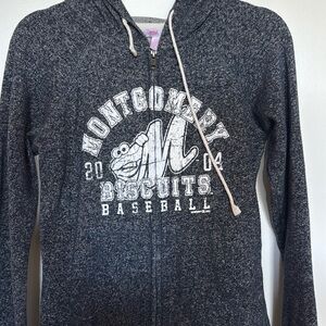 MV Sports - Montgomery Biscuits Baseball Zip-up. Medium - Like New